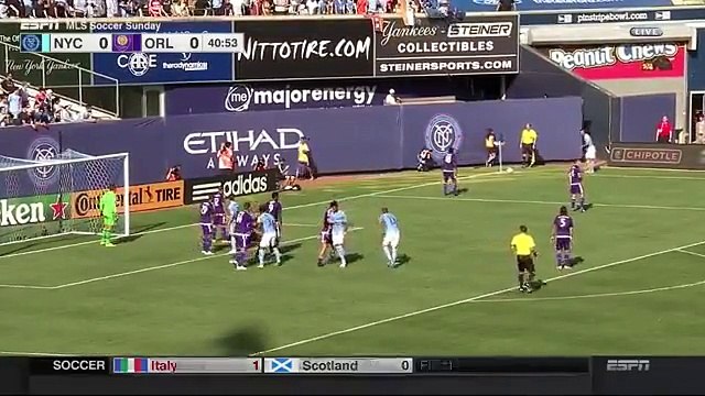 Frederic Brillant Goal - New York City FC 1-0 Orlando City SC - MLS - 29-05-2016