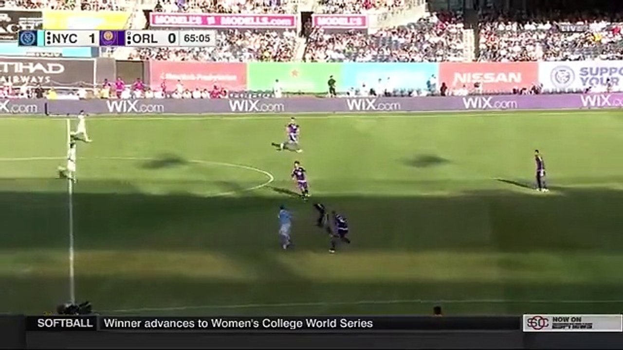 David Villa Goal - New York City FC 2-0 Orlando City SC - MLS - 29-05-2016