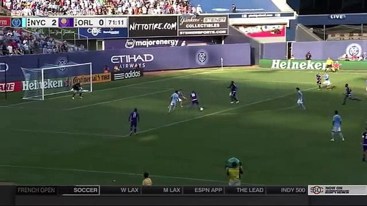 Júlio Baptista Goal - New York City FC 2-1 Orlando City SC - MLS - 29-05-2016