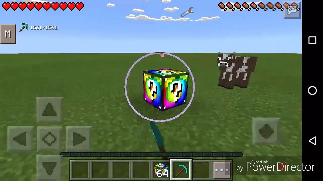 MCPE 0.14.3:MOD LUCKY BLOCK SPIRAL MINECRAFT POCKET EDITION 0.14.3