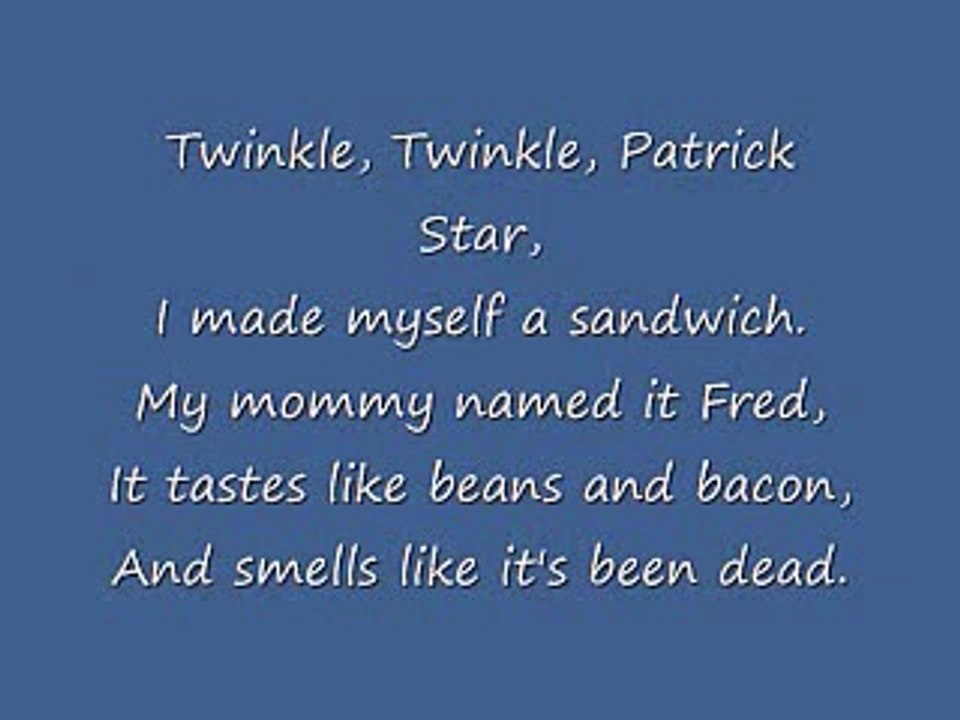 Patrick's Song With Lyrics