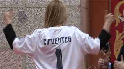 Cienfuentes recibe al Real Madrid en la sede de la Comunidad de Madrid