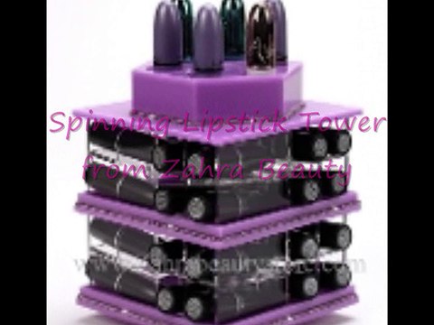 Spinning Lipstick Tower from Zahra Beauty