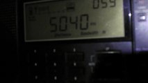 Radio Habana Cuba in Spanish, received in Romania on 5040 kHz