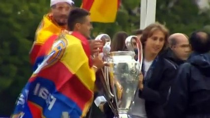 Parade celebrating the championship by Real Madrid 2015-2016