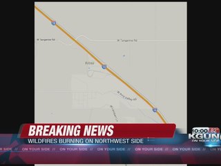 NW firefighters battle two wildfires in Santa Cruz Wash