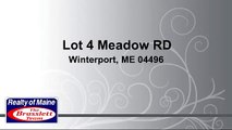 Lots And Land for sale - Lot 4 Meadow RD, Winterport, ME 04496