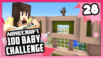 I ALMOST KILLED MY HUSBAND! - Minecraft: 100 Baby Challenge - EP 28