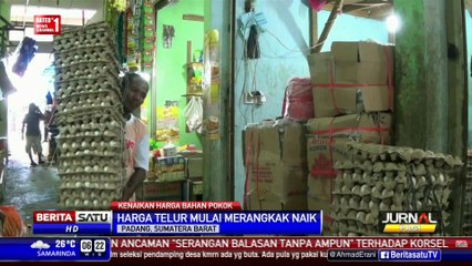 Harga Telur di Padang Merangkak Naik