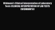Read Widmann's Clinical Interpretation of Laboratory Tests (CLINICAL INTERPRETATION OF LAB
