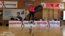 Watch Nicole Frybortova Incredible Artistic Cycling Tricks! Ballet!World championship Of Kunstradfahren Tricks Čeština