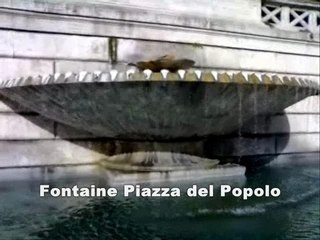 Fontaine - Piazza del Popolo - Rome