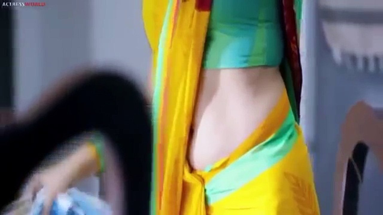Swathi Hot Boobs Navel Show And Press