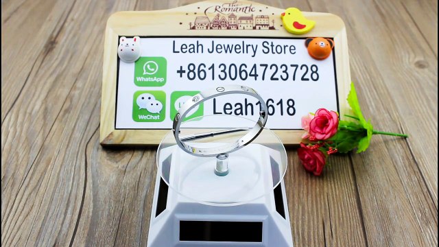 Cartier love bracelet white gold 4 diamonds,18K White Gold,Top-quality