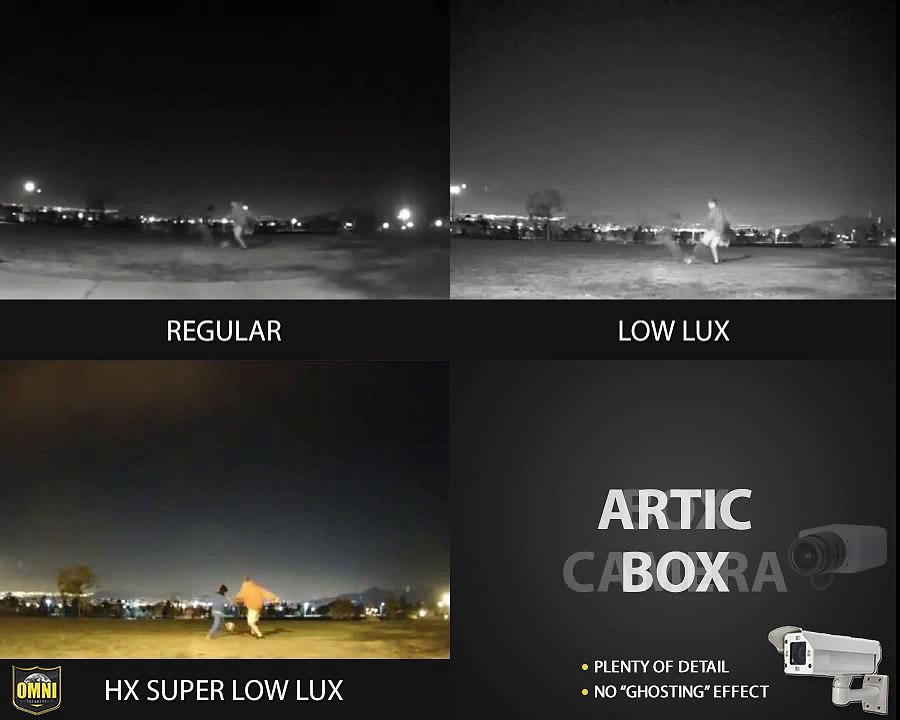 OMNI Security HX Camera Series - Dark/Ultra Low Light Scene