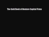 PDF The Gold Book of Venture Capital Firms  EBook