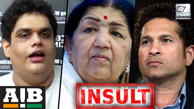 AIB Team INSULTS Sachin Tendulkar And Lata Mangeskar