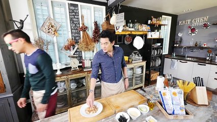 ครัวคริตจานด่วน | สปาเก็ตตี้ปลาหมึกบดไข่ปลาเมนไทโกะ | 26 ธ.ค.57 | EP.48