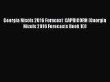 [PDF] Georgia Nicols 2016 Forecast  CAPRICORN (Georgia Nicols 2016 Forecasts Book 10) [Read]