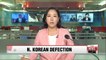 Three N. Korean defectors likely to enter S. Korea this week: Yonhap
