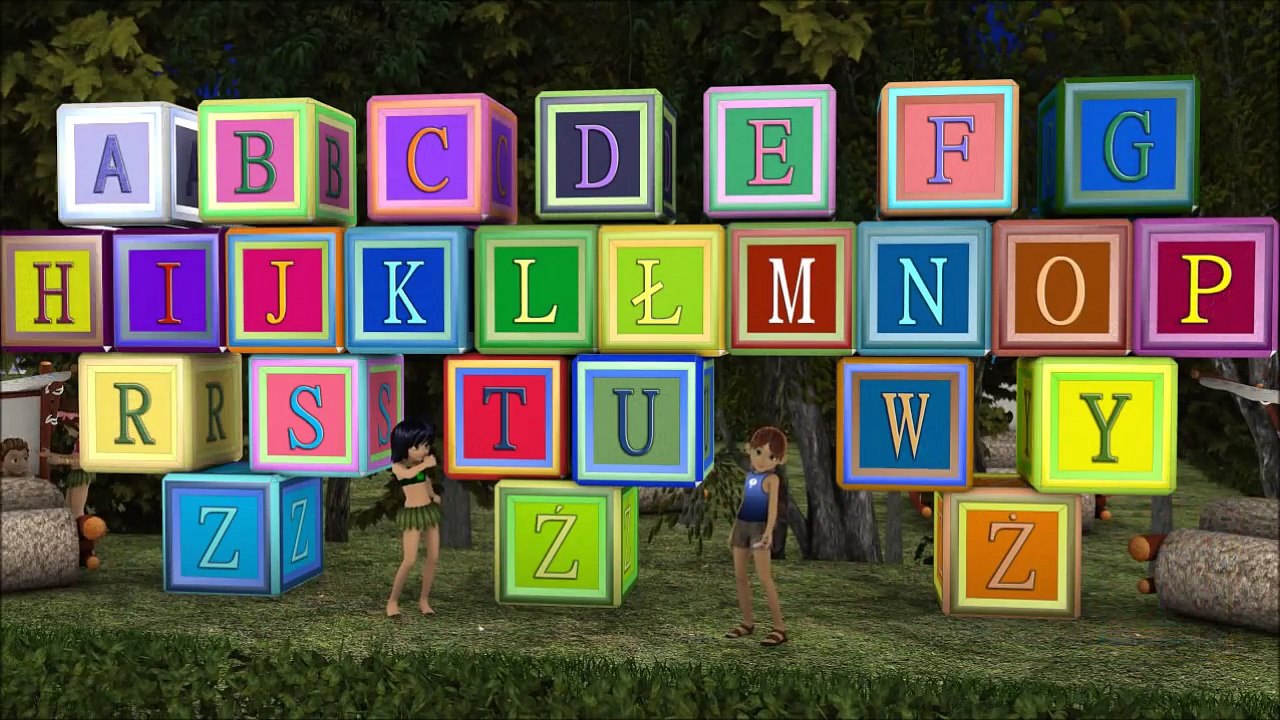 Polski Alfabet - Piosenki dla dzieci - Bajubaju.tv to Muzyka Która Bawi i Rozwija