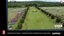 Centenaire de Verdun : L’impressionnante chorégraphie de 3400 jeunes Français et Allemands (Vidéo)