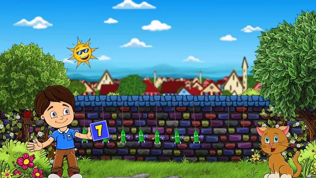 10 butelek zawieszonych jest - Piosenki dla dzieci bajubaju.tv