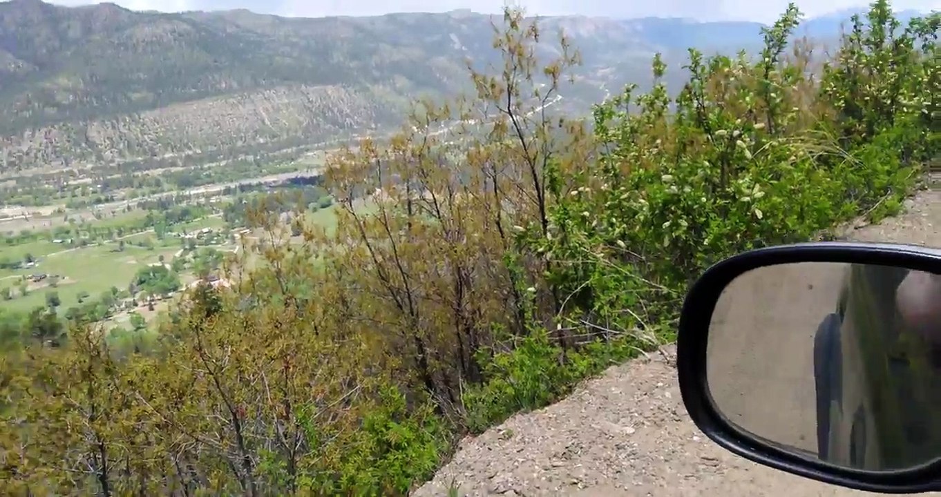 Breathtaking.... Driving on steep cliffs, beautiful dangerous drive, Colorado Rocky Mountain road