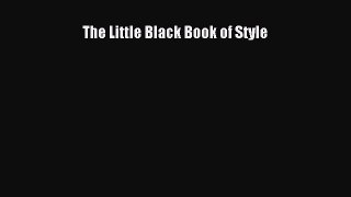 READ FREE E-books The Little Black Book of Style Full E-Book