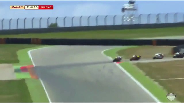 Moto 2 : un accident impressionnant en Espagne