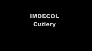 IMDECOL 6 axis 24 cav side entry standalone plastic packaging for cutlery