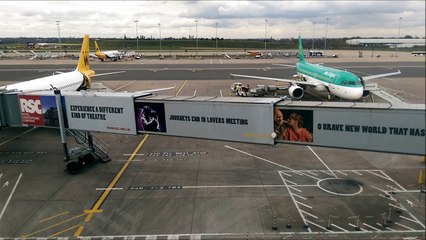 Birmingham Airport Ground Movements (inc Emirates A380 & 777-200LR) HD