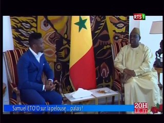 Reçu par le président Macky Sall, Samuel Eto'o est fier de la nomination de Fatma Samoura (vidéo)