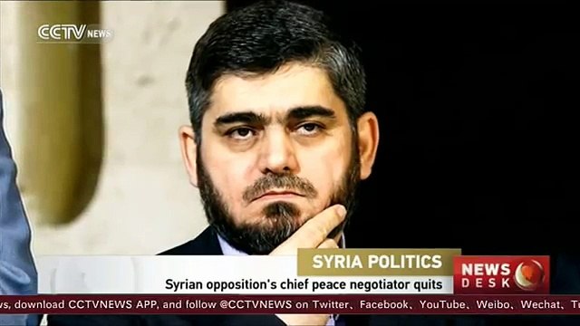 Syrian opposition's chief negotiator resigns
