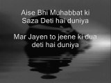 Aise bhi muhabbat ki saza deti hai duniya ( Shayari ) Great Lines