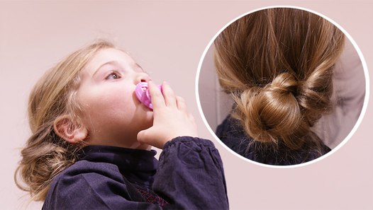 Tuto Coiffure Enfant Un Chignon Express Pour Votre Petite Fille