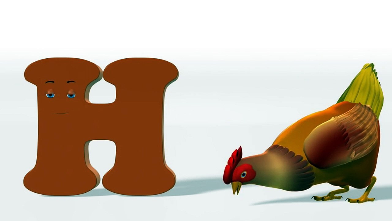 A is For Apple | 3D Animation | English Nursery Rhyme for children