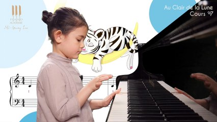 Apprendre à jouer au clair de la lune dès 4 ans - Cours n° 7