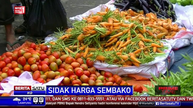 Wali Kota Padang Sidak Harga Pangan