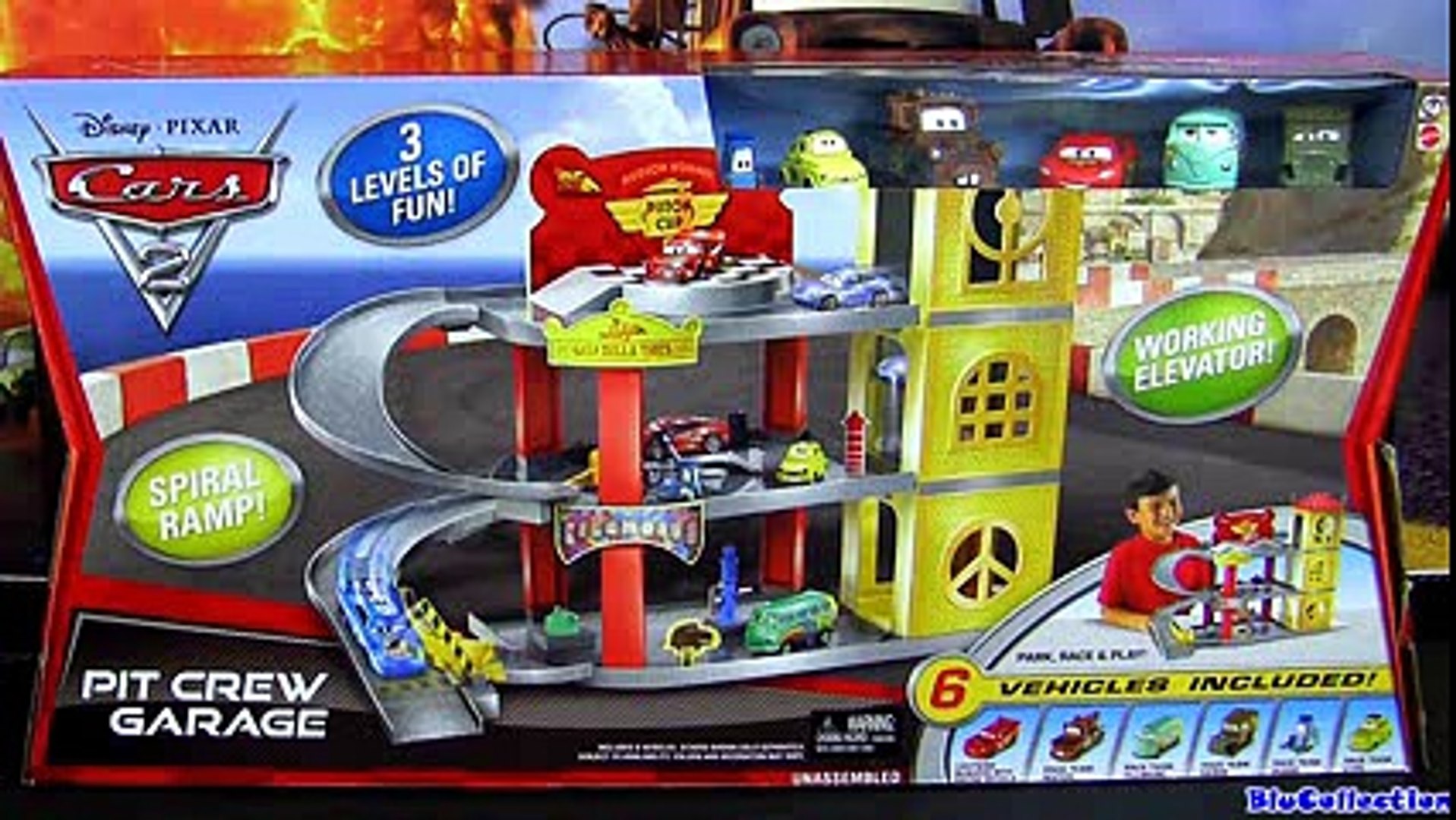 Cars 2 Luigi S Casa Della Tires Pit Crew Garage Playset Disney