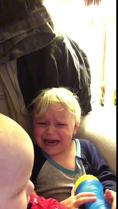 My kids fighting. Over soy milk.