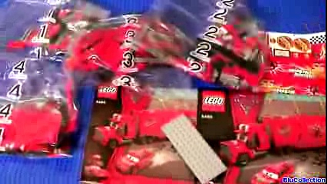 Cars 2 Lego Mack's Team Truck 8486 Complete Blocks Assembly Disney Pixar Lightning McQueen