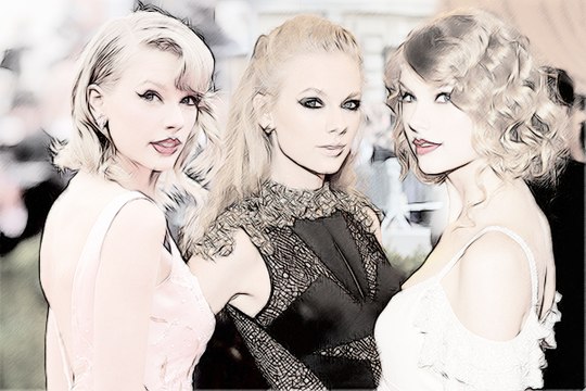 Фоторисовалка Красивые и знаменитые 4