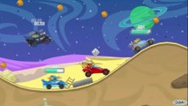 Cars cartoons for kids. Racing Cars — Race on the Moon. Learning for children. Tiki Taki Games