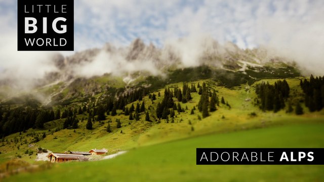Adorable Alps (4k - Time Lapse - Tilt Shift - Aerial)