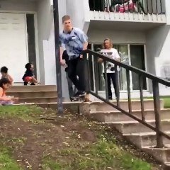 Ce skateur a vu la mort de très près à la fin de son slide