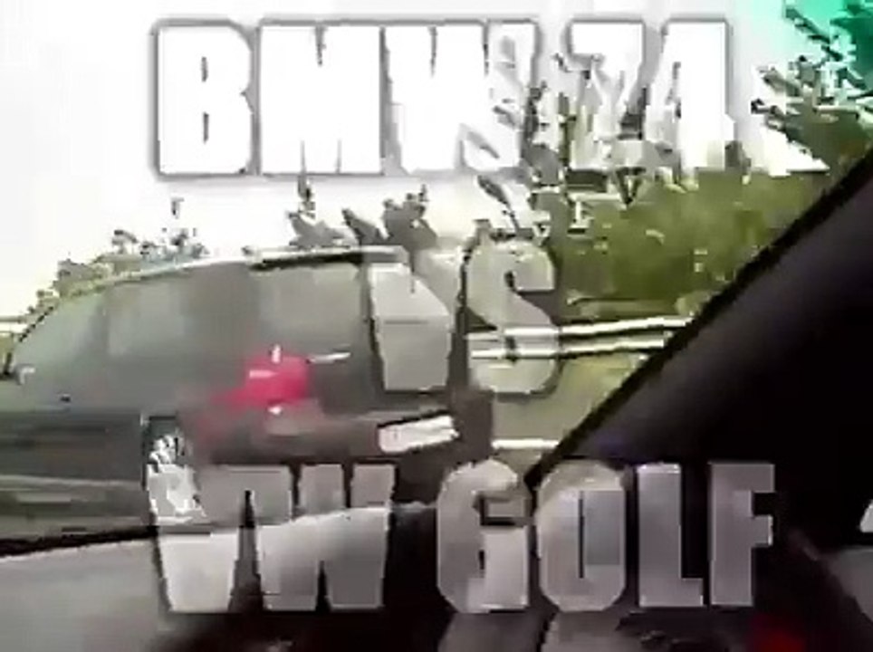 LOL? Condutor de Z4 desafia VW GOLF e é completamente humilhado!