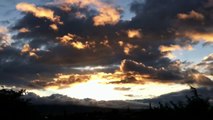 Sunrise 9/16/15 Sunbeams, Prescott Valley, AZ. by Lisa Hale