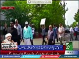 American Pakistani Muslims Gathered in Front of Pakistan's Embassy to Support Allama Raja Nasir Hunger Strike and Demand