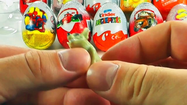 11 Surprise Chocholate Eggs Unboxing, Zaini Eggs, Kinder Surprise, Peppa pig Cars 2, Kinder Joy